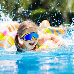 Kids Swim Set with Goggles, Cap & Storage Box