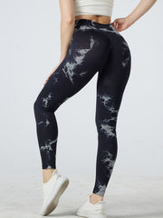 High Stretch Tie Dye Yoga Leggings for Women
