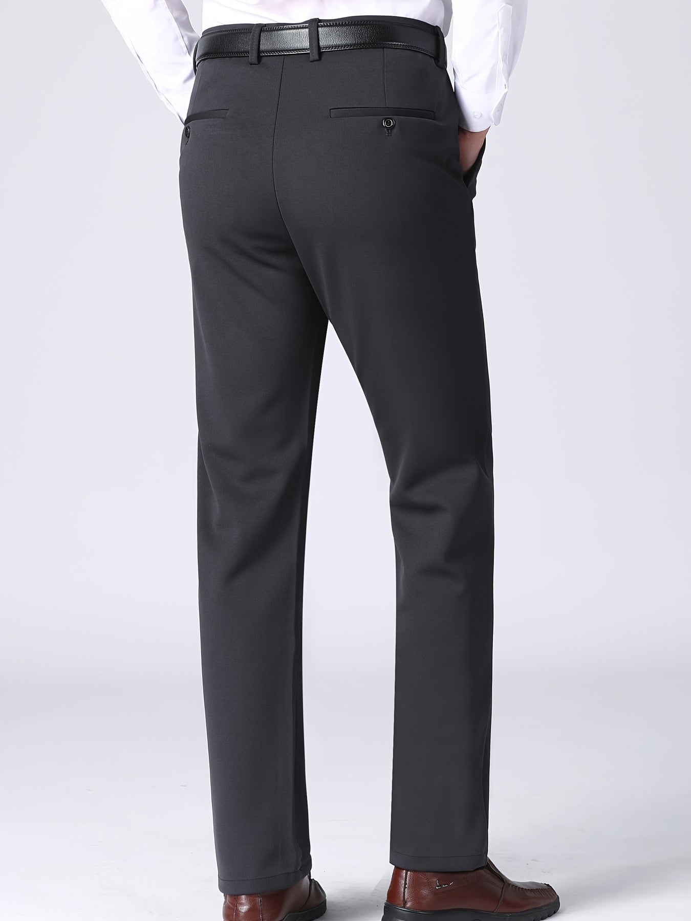 Men's Formal Solid Dress Pants Spring Fall Business