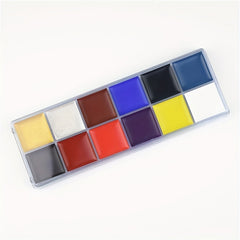 12 Colors Body Face Paint Halloween Christmas Drama Performance