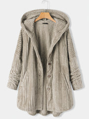 Women's Warm Hooded Winter Coat Thickened