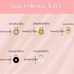 Friendship Necklace Bracelet Making Kit Clay Beads Golden Beads DIY Craft