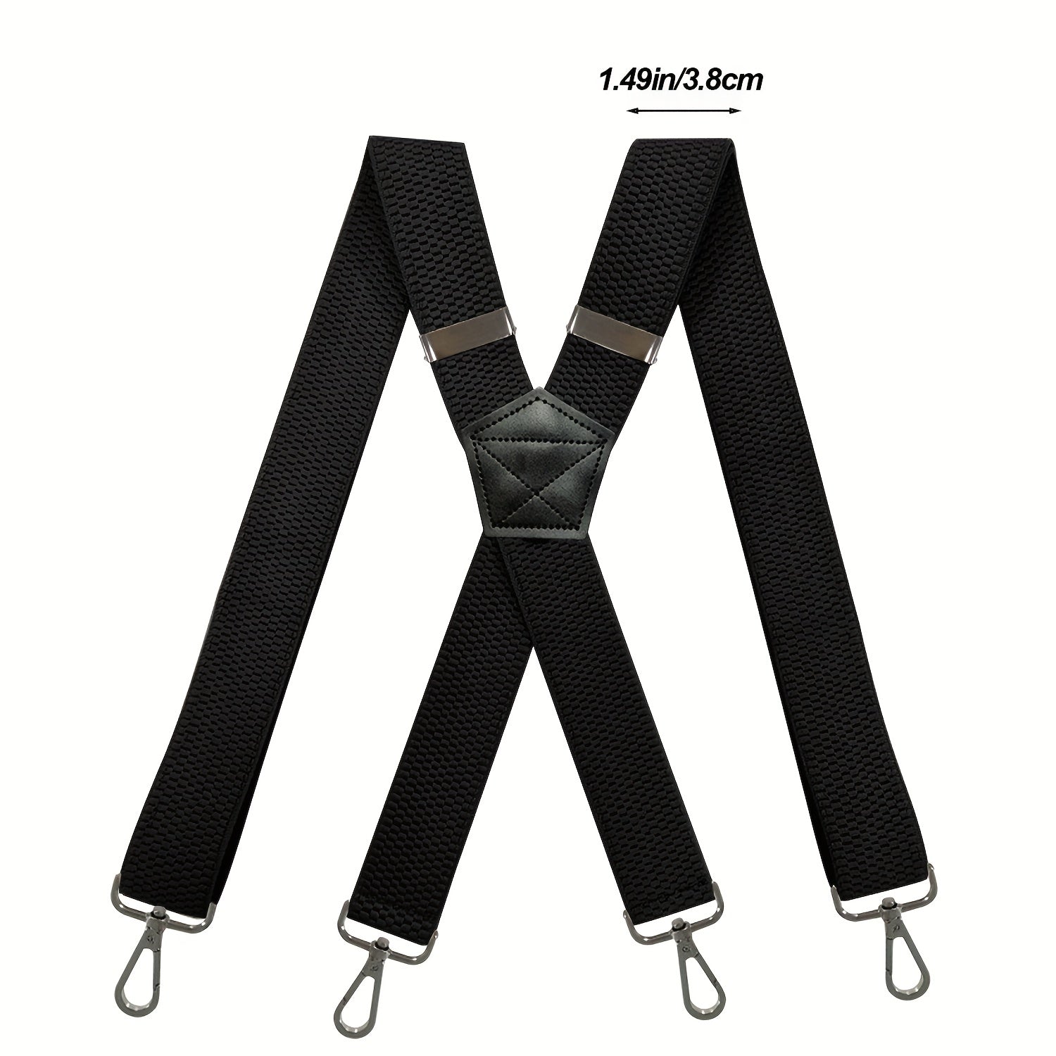 Men's Elastic Adjustable Suspenders With Hooks