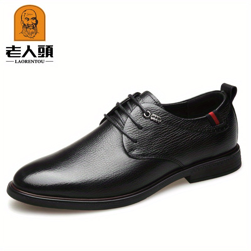 LAORENTOU Men's Leather Loafer Shoes Lightweight Slip On Dress Shoes