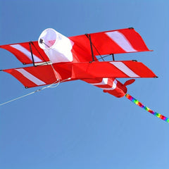 3D Double Decker Airplane Kite for Outdoor Sports