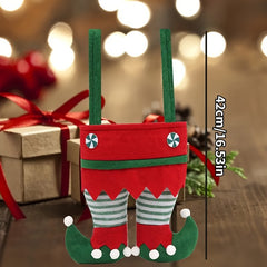 Christmas Decorations Elf Bag Candy Bag Gift Bag for Retail Stores