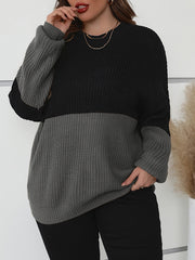 Colorblock Round Neck Jumper