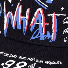 Unisex Sunshade Breathable Baseball Cap with Graffiti
