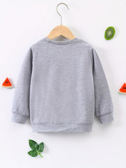 First Day of School Boys Sweatshirt Long Sleeve Crew Neck Tops