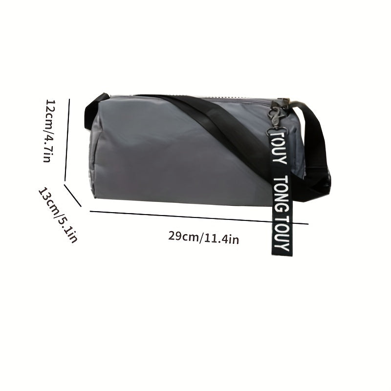 Small Crossbody Boston Storage Pouch Nylon Lightweight Luggage Bag