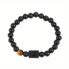 12 Constellations Natural Stone Beads Bracelet - Birthday Gift