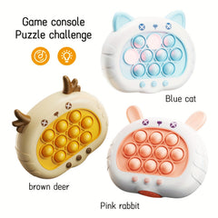 Kids Speed Pushing Game Console Whack a Mole Stress Relief Puzzle Toy
