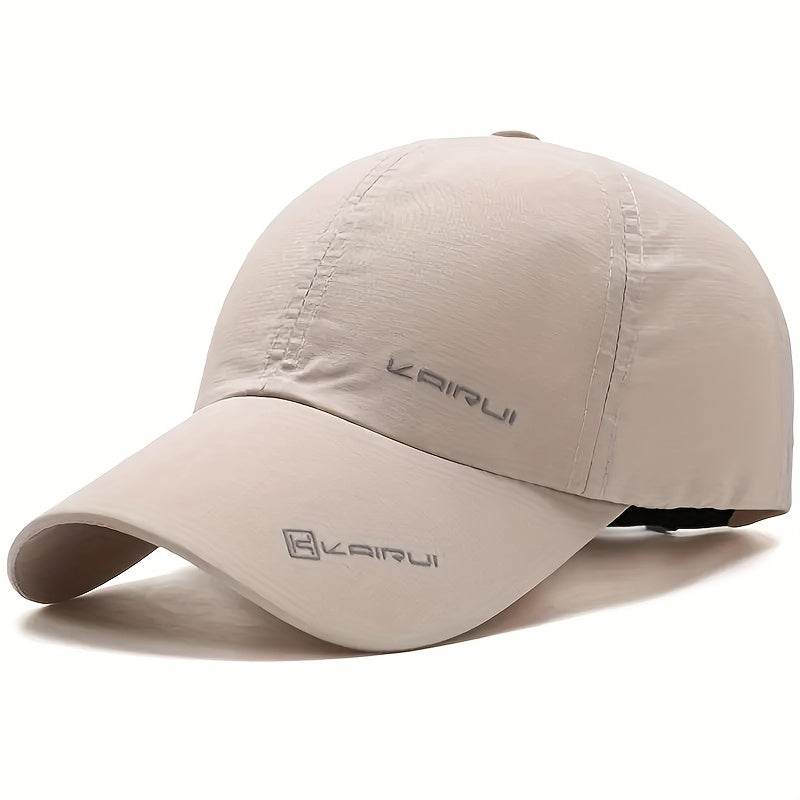 Waterproof Breathable Baseball Cap Solid Summer Sports Golf Sun Hat Unisex