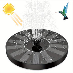 Solar Fountain Pump 3.5W with 6 Nozzles for Bird Bath Pond Garden