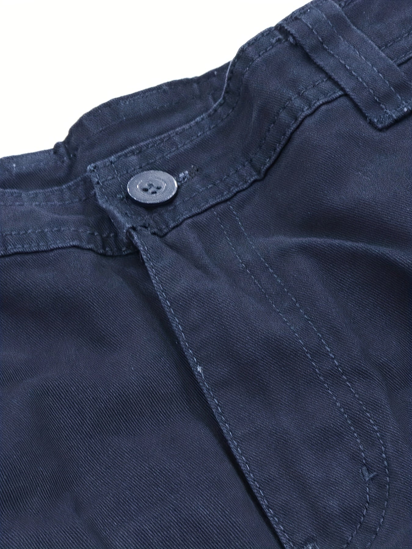 Men's Cotton Cargo Shorts Without Belt for Spring and Summer