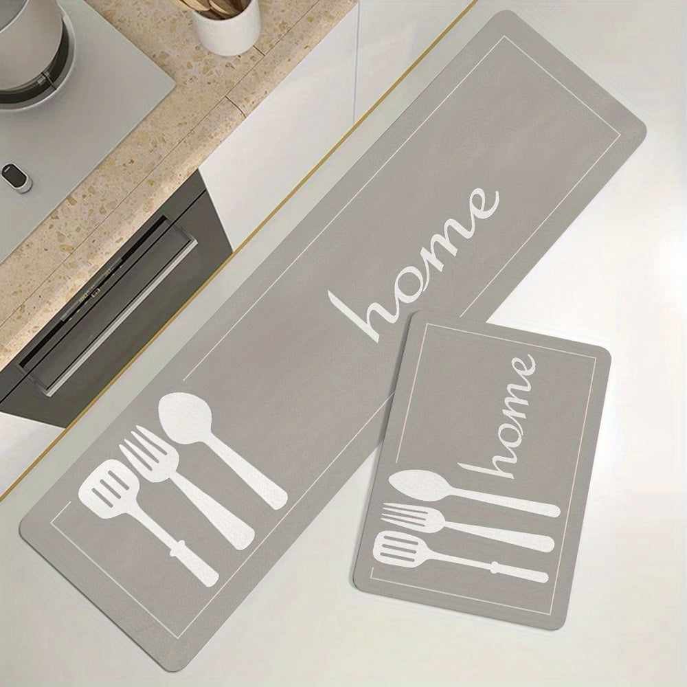 Soft Kitchen Floor Mat Non slip Waterproof Kitchen Mat Machine Washable