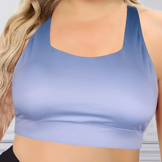 Ombre Racer Back Active Yoga Bra