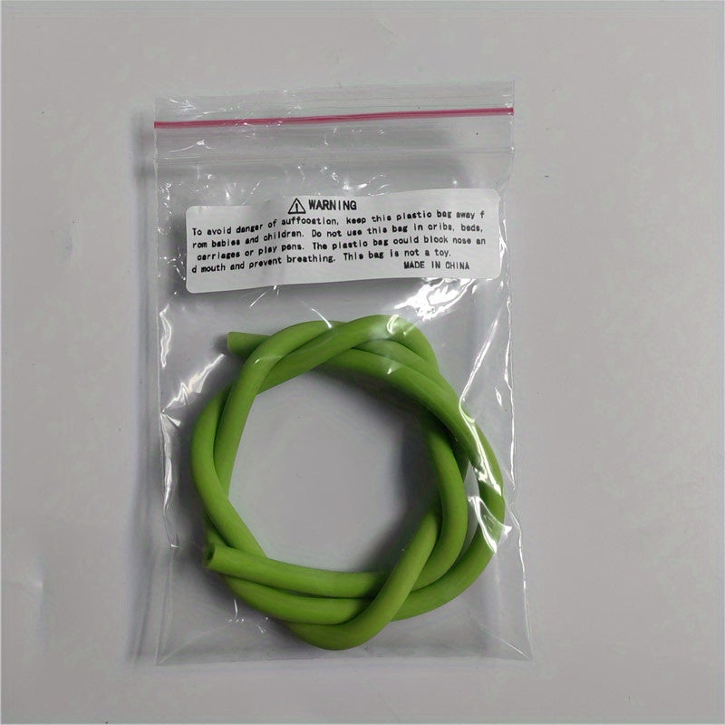 Natural Latex Slingshot Green Rubber Tube & Accessories for Outdoor Sports
