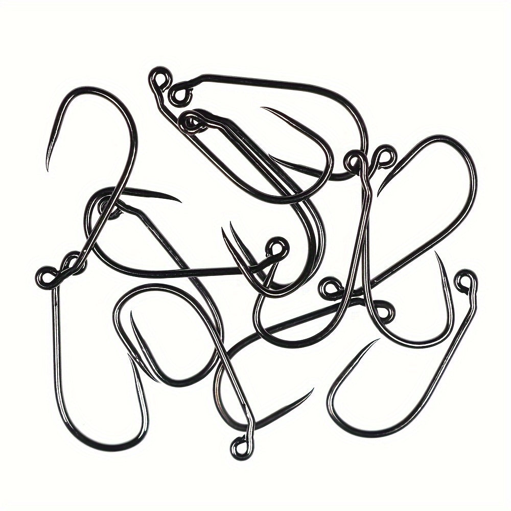 50pcs Barbless Jig Nymph Euro Nymph Hooks 10 12 14 16