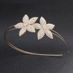 Flower Rhinestone Hairband Headband Princess Tiara Wedding Birthday