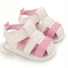 Breathable Baby Girls Sandals Lightweight Anti Slip Indoor Outdoor