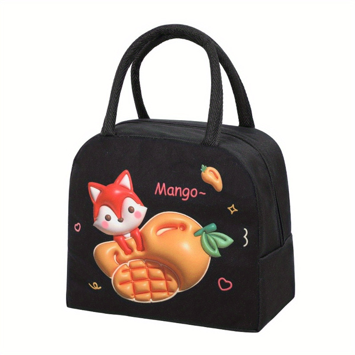 Cartoon Pattern Insulation Bag Portable Lunch Bag for Outdoor Camping School