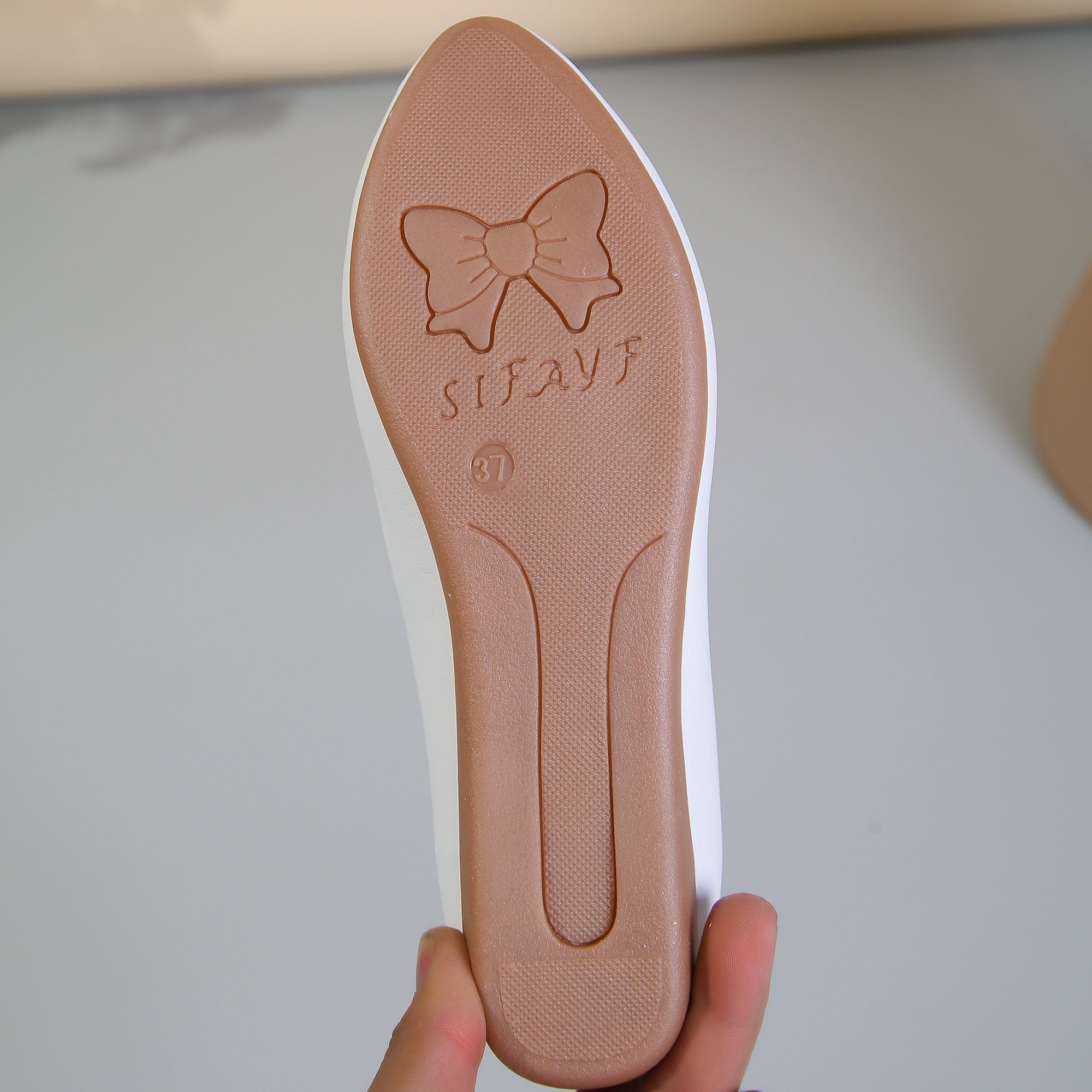 Bowknot Flat Shoes Rhinestone Almond Toe Slip On Ballet Flats
