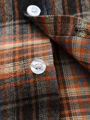 Boys Casual Plaid Shirt Long Sleeve Thermal Top