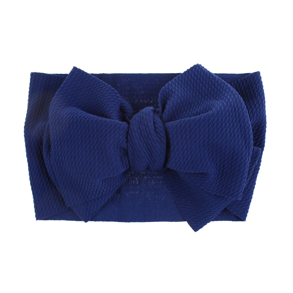 Bow Wide Headband Elastic Hair Band For Baby Boys and Girls