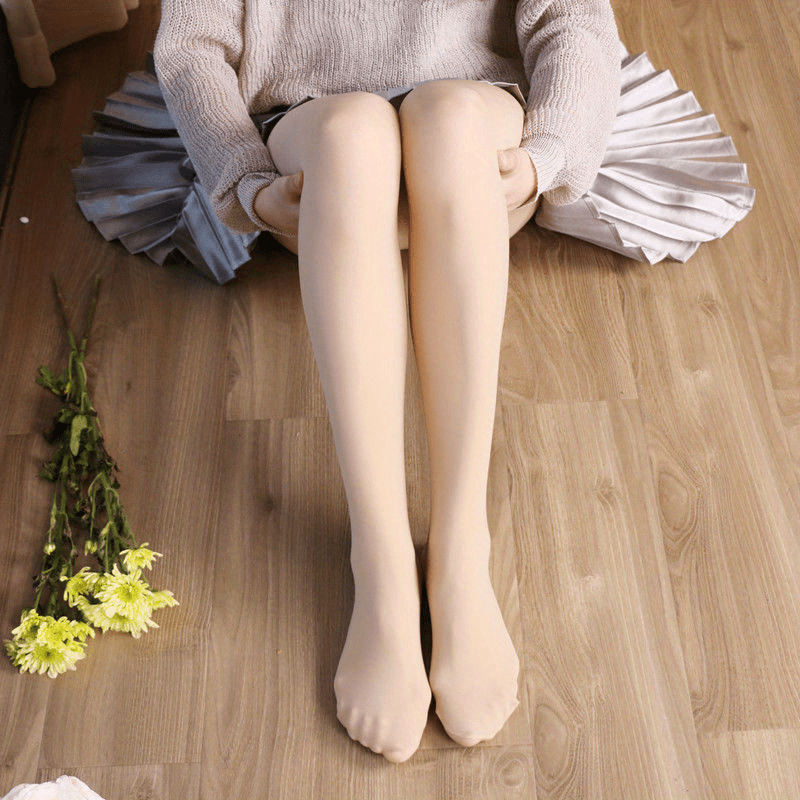 High Waist Slim Pantyhose Elastic Footed Women's Stockings