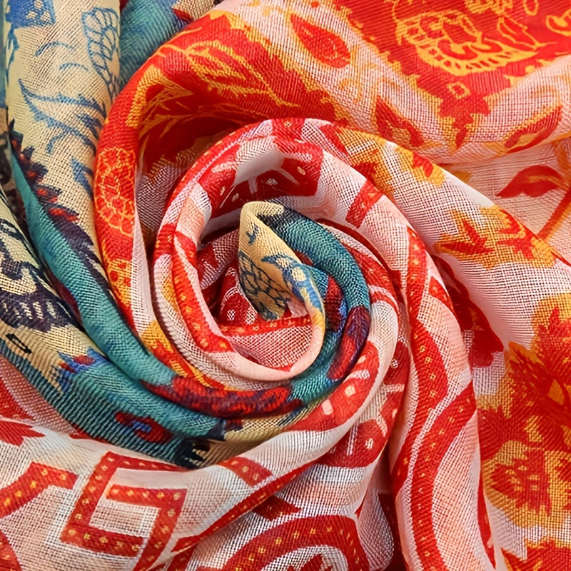 Men's Tassel Sun Protection Shawl Scarf