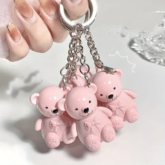 Lipstick Keychain Mirror Lip Gloss - Long Lasting Dewy Finish Lip Glaze