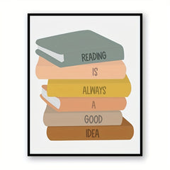 Boho Reading Is Always a Good Idea Poster