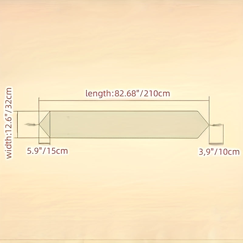 Polyester Table Runner Chinese Style for Home Kitchen Decor