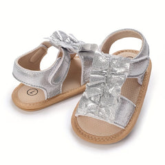 Girls Baby Ruffled Open Toe Sandals Breathable Soft Lightweight Sandals