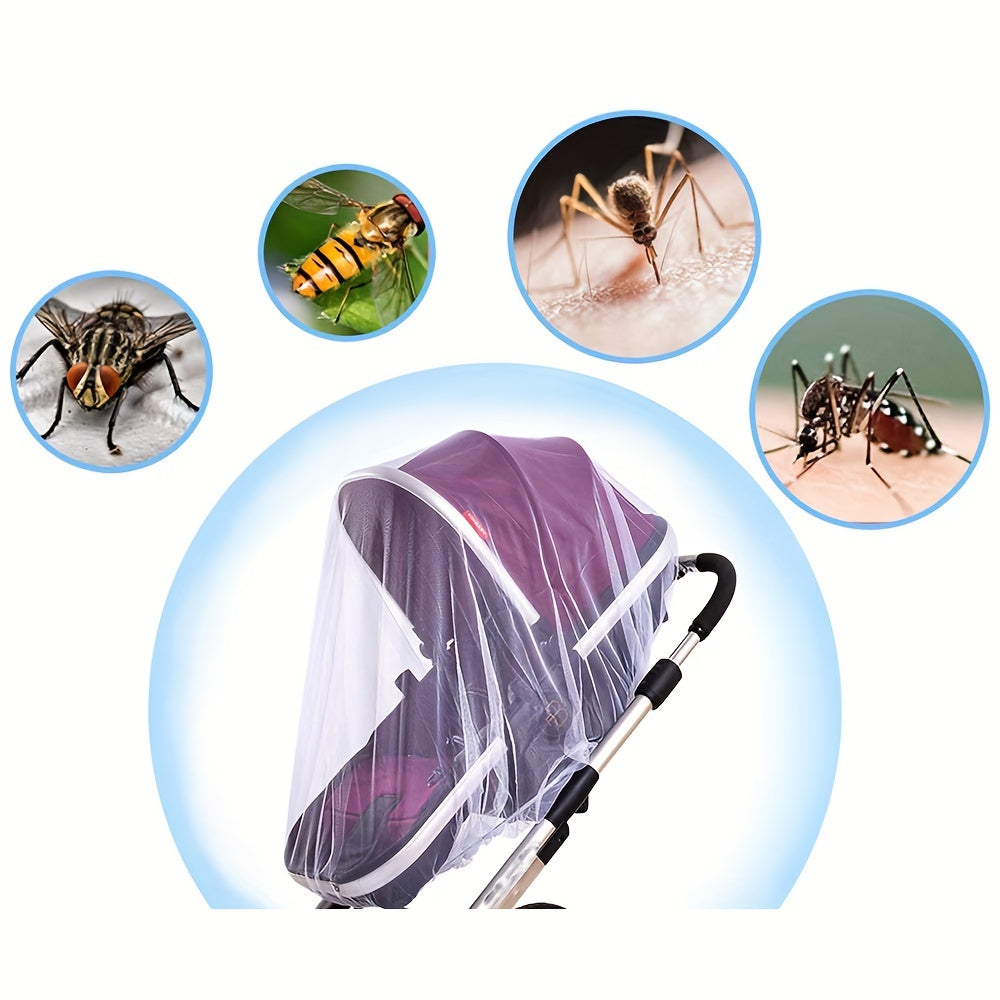 Baby Stroller Mosquito Net Insect Shield Net Mesh Safe Infants Protection Mesh