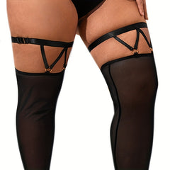 Gothic Strappy Thigh Highs