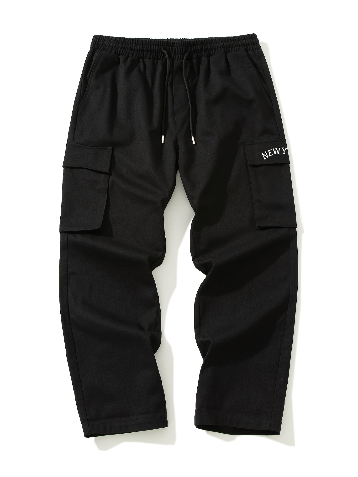 Men s Abstract Symbol Print Cropped Cargo Pants