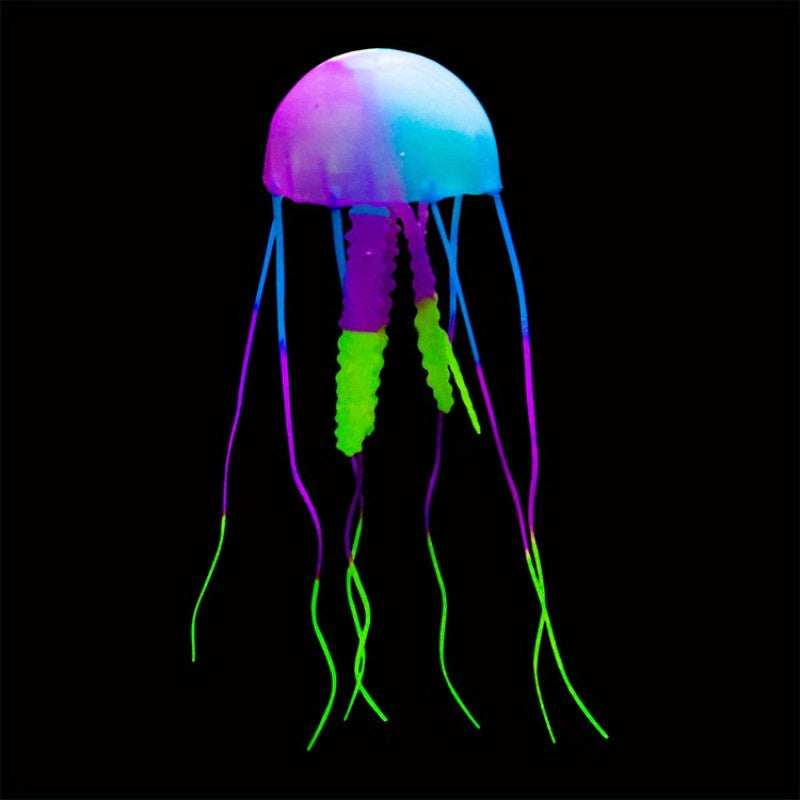 Vibrant Jellyfish & Coral Aquarium Decor Set