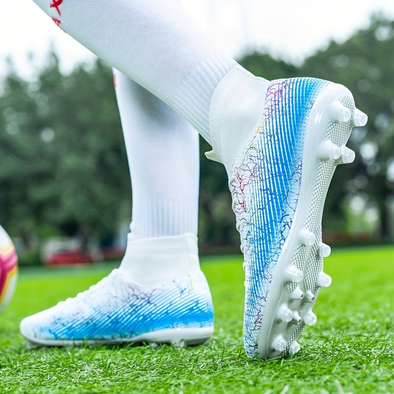 Youth Spiked Football Boots Anti-Skid Training Shoes