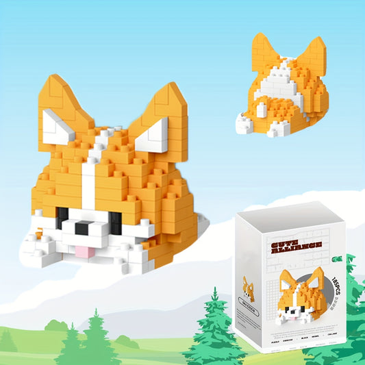 DIY Animal Series Corgi Koala Blocks Christmas Halloween