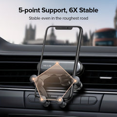Car Phone Holder Gravity Mount For iPhone 13 12 11 Pro 8, All Phones