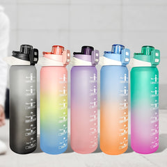 32oz Leakproof Tritran BPA Water Bottle with Time Marker