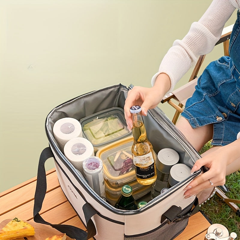 Large Capacity Insulated Bag for Lunch and Outdoor Use