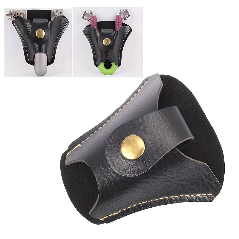 2pcs PU Leather Slingshot Waist Bag Outdoor Sports