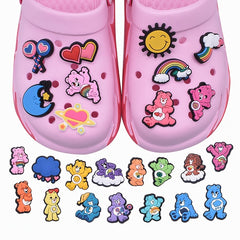 Bear Shoes Charms for Clogs Slides Sandals PVC Decorations