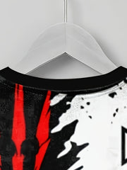 Triangle Print Boys Sweatshirt Long Sleeve Pullover Top
