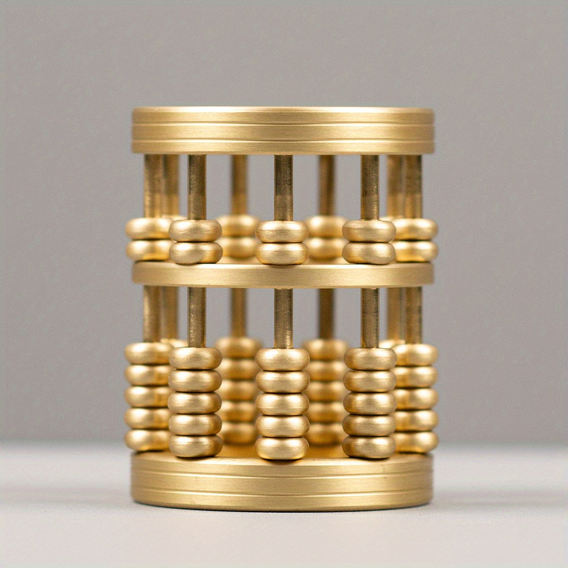 Copper Pen Holder Abacus Home Decoration Gift Creative Pen Holder