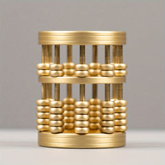 Copper Pen Holder Abacus Home Decoration Gift Creative Pen Holder