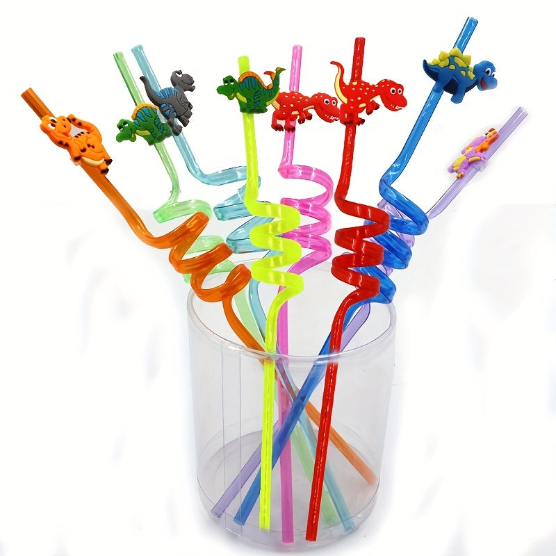 Eco Kids' Straws Fun Cartoon Designs Parties & Everyday Use
